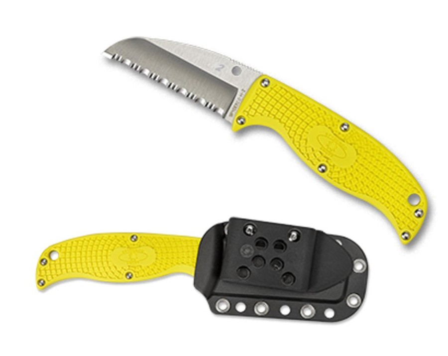 General Spyderco | Enuff™ Salt® Frn Yellow Sheepfoot