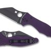 General Spyderco | Yojimbo™ 2 Purple G-10 Cpm Cru-Wear Black Blade Exclusive