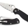 General Spyderco | Para Military® 2 Black G-10 Spyderedge™